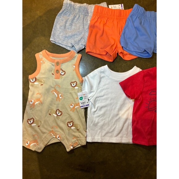 NWT Baby Boys Summer Capsule Wardrobe - Garanimals - 0-3M - Picture 3 of 5